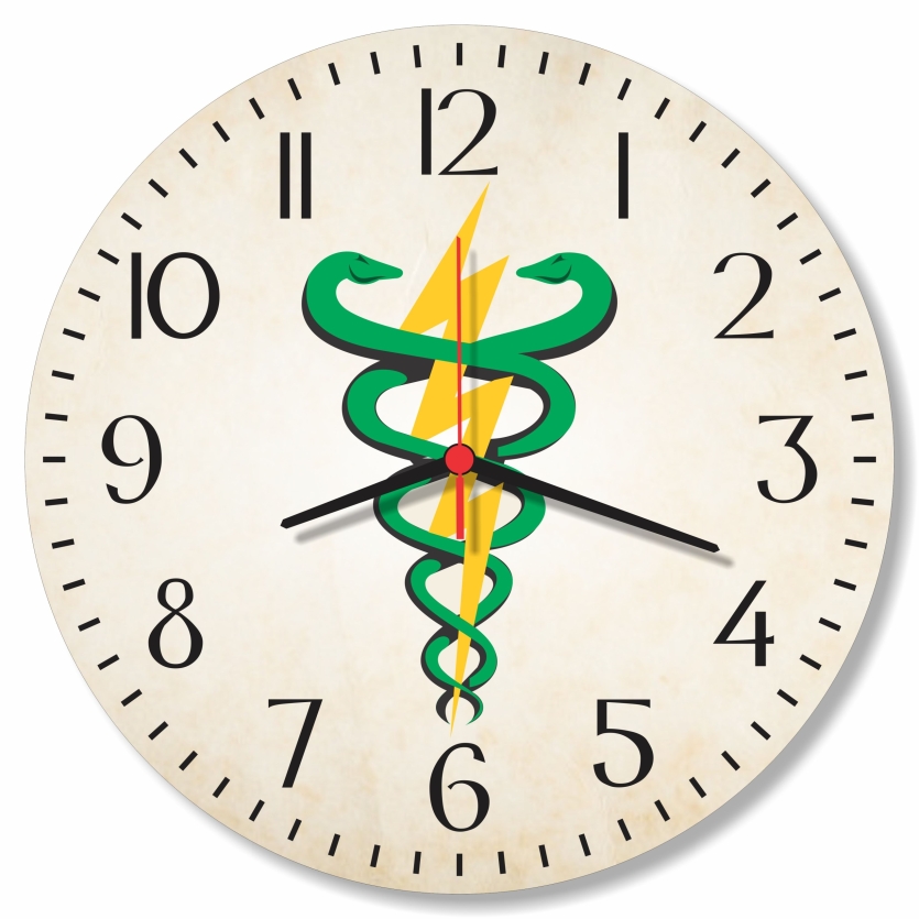 Relogio Parede Fisioterapia Decoracao Clinica Studio Pilates Academia Fisioterapeuta 30cm